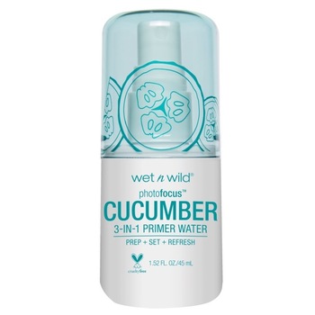 Spray fixare machiaj 3 in 1 Primer Fixator Revigorant Wet n Wild Photo Focus Primer Water Cool As A Cucumber, 45ml Spray fixare machiaj 3 in 1 Primer Fixator Revigorant Wet n Wild Photo Focus Primer Water Cool As A Cucumber, 45ml