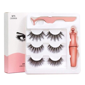 Set Gene False magnetice, ASKSA, 1 aplicator gene false, 3 Pereche Gene False magnetice, 1 Eyeliner Set Gene False magnetice, ASKSA, 1 aplicator gene false, 3 Pereche Gene False magnetice, 1 Eyeliner