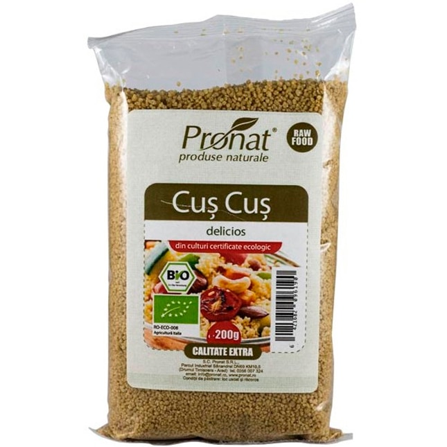 Cus cus, bio, Pronat, 200g