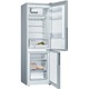 Bosch KGV36VLEAS Serie 4 Kombinált hűtőszekrény, 308L, M:186cm, LowFrost, VitaFresh fiók, E energiaosztály, inox
