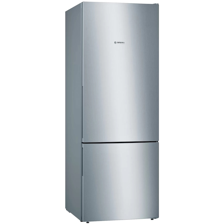 Bosch KGV58VLEAS Serie 4 Kombinált hűtőszekrény, 500L, M:191cm, LowFrost, VitaFresh fiók, E energiaosztály, inox