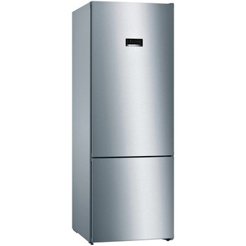 Combina frigorifica Bosch KGN56XLEA, 508 l, NoFrost, VitaFresh, Clasa E, H 193 cm, Argintiu Combina frigorifica Bosch KGN56XLEA, 508 l, NoFrost, VitaFresh, Clasa E, H 193 cm, Argintiu