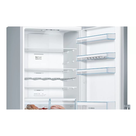 Combina frigorifica Bosch KGN56XIDP, 505 l, Clasa A++, NoFrost, VitaFresh, H 193 cm, Inox antiamprenta