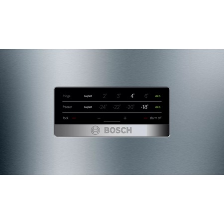 Combina frigorifica Bosch KGN56XIDP, 505 l, Clasa A++, NoFrost, VitaFresh, H 193 cm, Inox antiamprenta