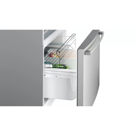 Combina frigorifica Bosch KGB86AIFP, 631 l, Clasa F, NoFrost, VitaFresh, H 186 cm, Inox antiamprenta