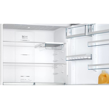 Combina frigorifica Bosch KGB86AIFP, 631 l, Clasa F, NoFrost, VitaFresh, H 186 cm, Inox antiamprenta