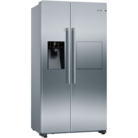 Frigider side by Side Bosch KAG93AIEP, 560 l, Clasa E, NoFrost, VitaFresh, SuperCooling, FreshSense, MultiAirflow, H 179 cm, Inox Antiamprenta