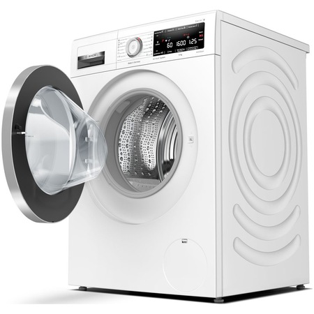 Masina de spalat rufe Bosch WAX32MH0BY, 9 kg, 1600 RPM, Clasa C, Home Connect, EcoSilence Drive, AntiPete, Super Quick 30, Alb