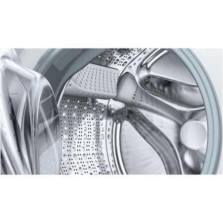 Masina de spalat rufe incorporabila Bosch WIW28541EU, 8 kg, 1400 RPM, Clasa C, EcoSilence Drive, Super Quick 30, Functie reincarcare, Alb