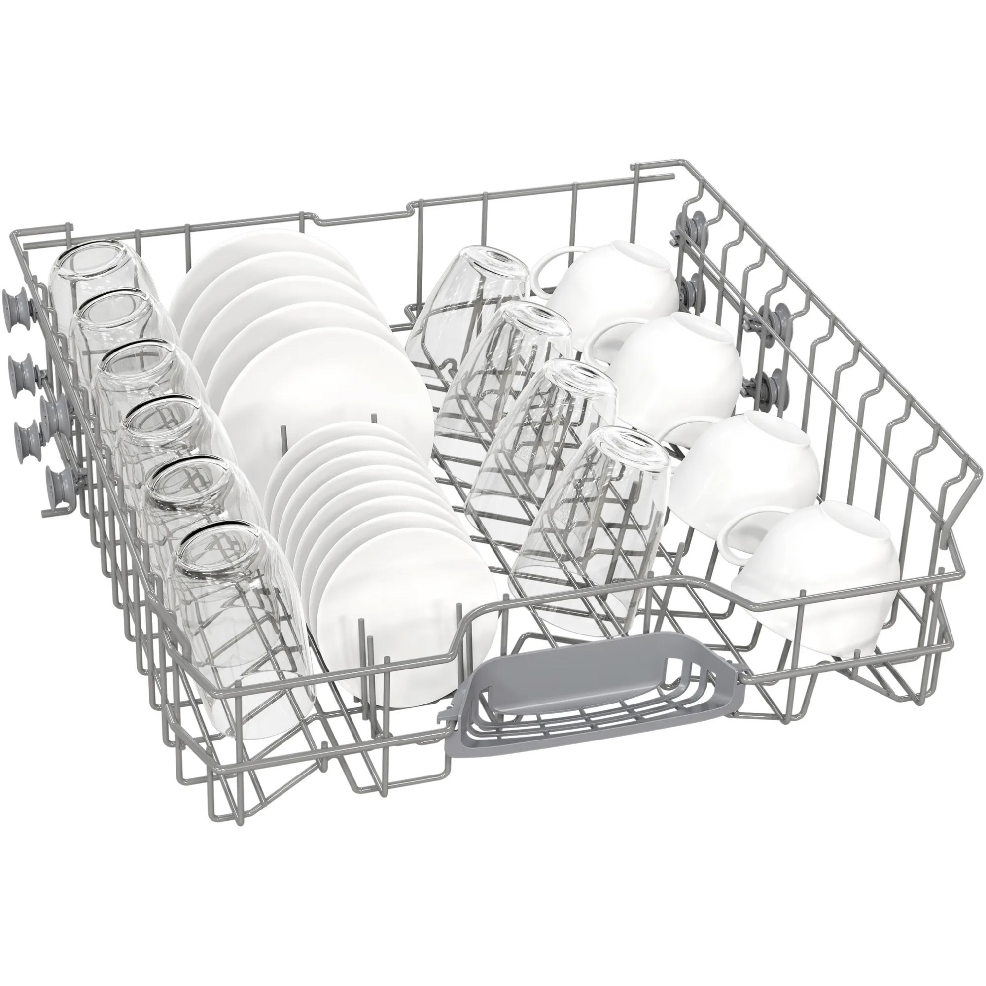 Masina de spalat vase Bosch SMS2ITW33E, 12 seturi, 5 programe, AquaStop, ExtraDry, Functie silence, Tab-count, Home Connect, EcoSilence Drive, Clasa E, 60 cm, Alb