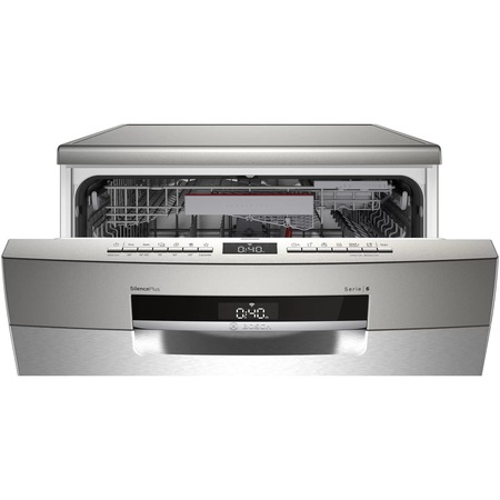 Masina de spalat vase Bosch SMS6EDI06E, 13 seturi, 6 programe, Home Connect, Clasa D, 60 cm, Inox antiamprenta