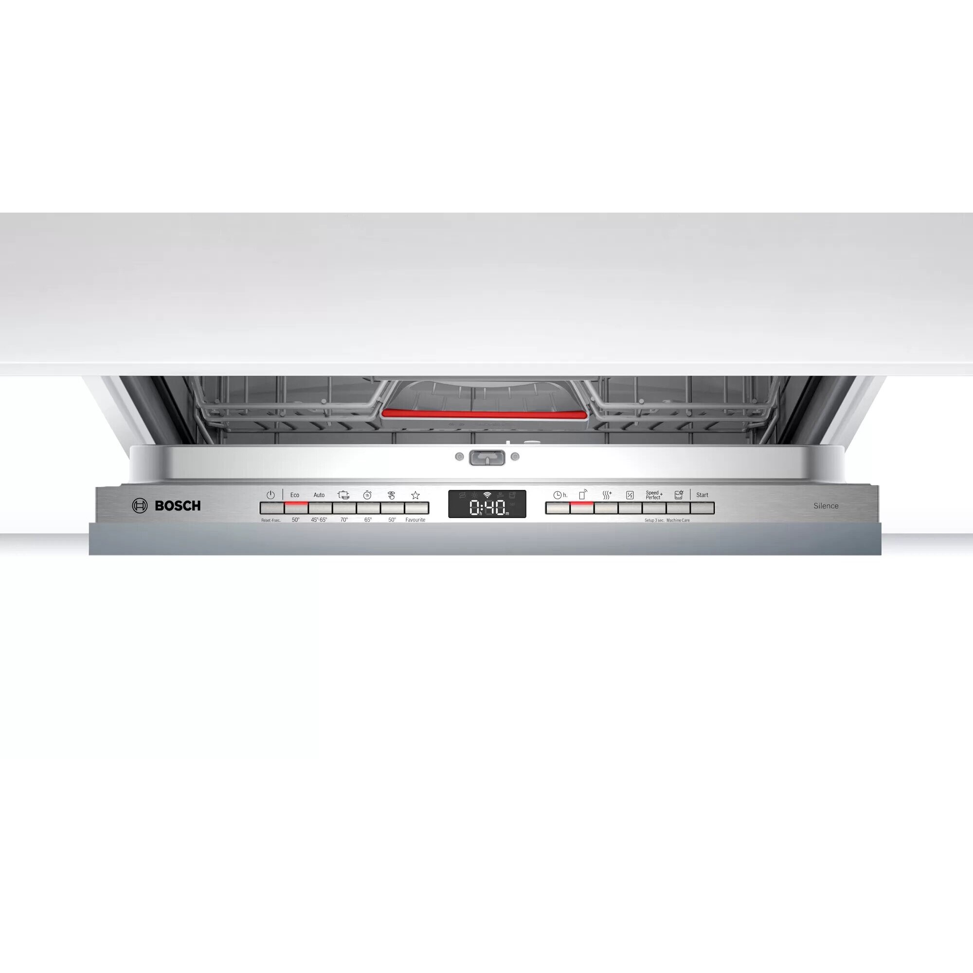 Bosch SMH4HVX31E Serie4 teljesen beépíthető mosogatógép, 13 teríték, E ...