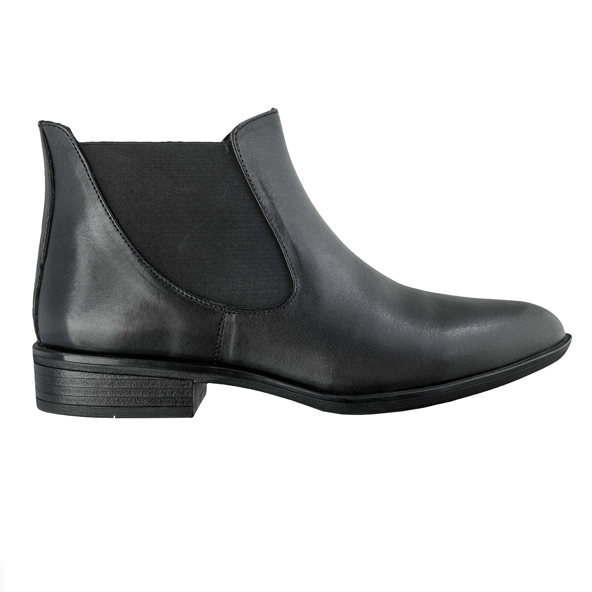 Ghete dama caspian piele naturala casual Z2650, Negru