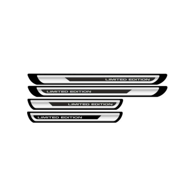 Set protectie praguri adezive imitatie crom, Ford, 4 bucati/set