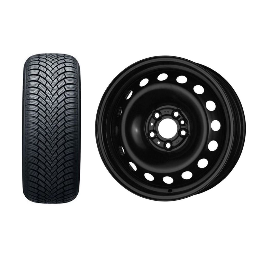 Roata completa Fiat Tipo janta otel ALCAR 4105 6x15 + anvelopa Iarna Nexen Winguard SnowG 3 WH21 195/65R15 91T