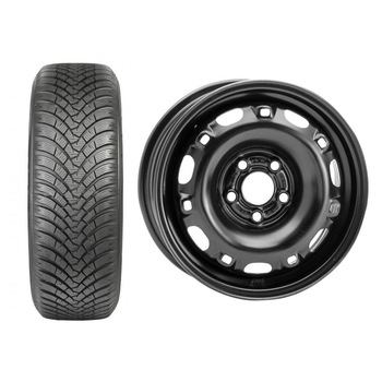 Roata completa VW Polo, Skoda Fabia, Seat Ibiza janta otel ALCAR 5210 5x14 + anvelopa Iarna Falken HS01 165/70R14 81T Roata completa VW Polo, Skoda Fabia, Seat Ibiza janta otel ALCAR 5210 5x14 + anvelopa Iarna Falken HS01 165/70R14 81T