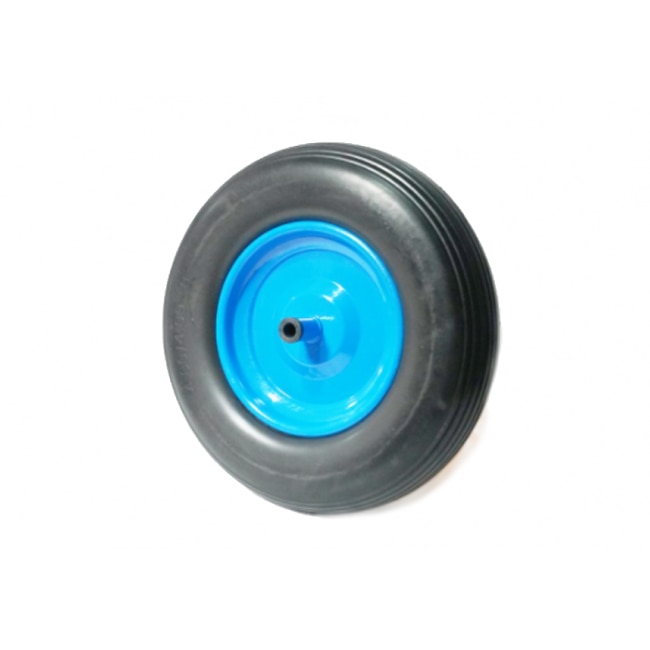 Roata roaba Micul Fermier, din spuma, cu ax subtire, marime 400-8, albastru