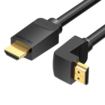 Cablu HDMI unghi drept, 270 grade,3 metri ,Vention Cablu HDMI unghi drept, 270 grade,3 metri ,Vention