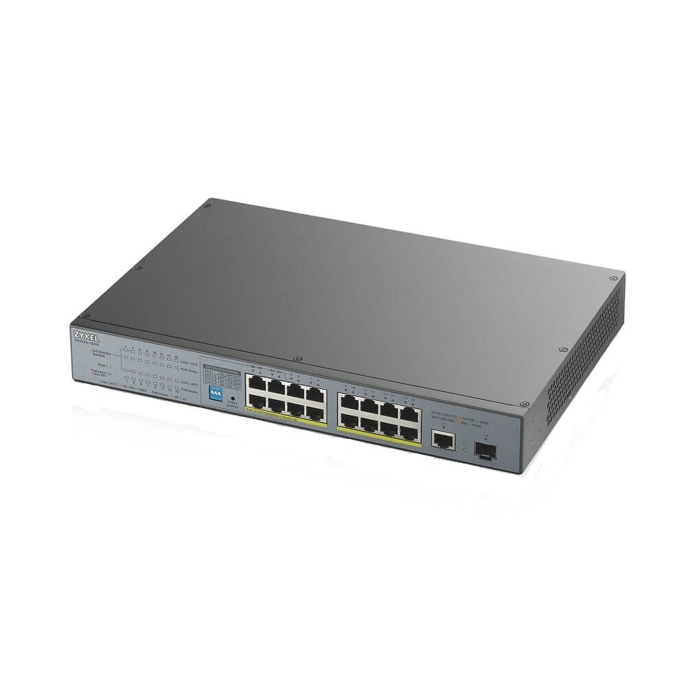 Switch ZYXEL GS1300-10HP, 16 Ports cu management, PoE, Gigabit