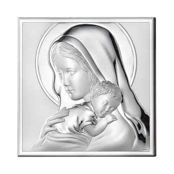 Icoana Argint 12x12cm Maica si Pruncul ClassGifts Icoana Argint 12x12cm Maica si Pruncul ClassGifts