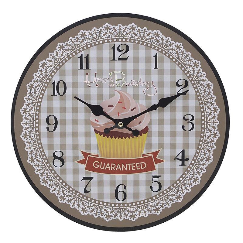 Ceas perete din lemn model briosa diametru 34 cm