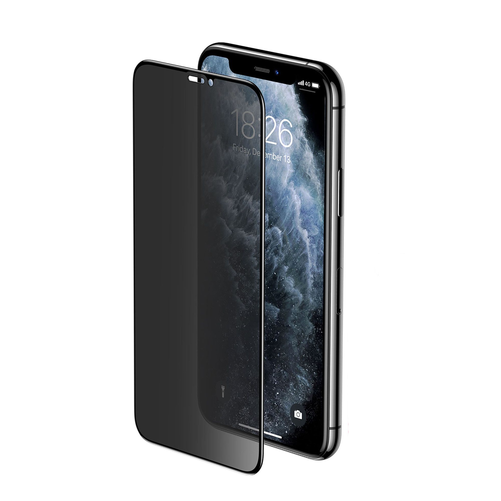 gravity Disgrace refugees Folie sticla privata iPhone XR - PRIVACY Tempered Glass, Full Glue, 5D  Tehnology - eMAG.ro