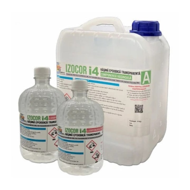 Rasina epoxidica transparenta pentru turnare si reparatii, IZOCOR I4 - 30kg