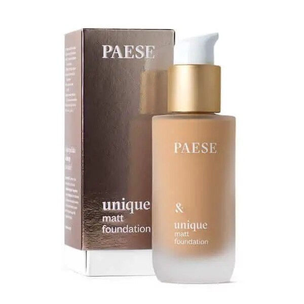 Fond de ten Paese Unique Matt Foundation 606W Warm Beige, 30ml