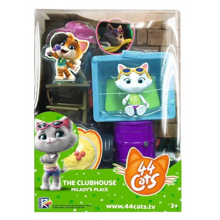 Figurina 44 Cats - The Clubhouse, Milady cu accesorii
