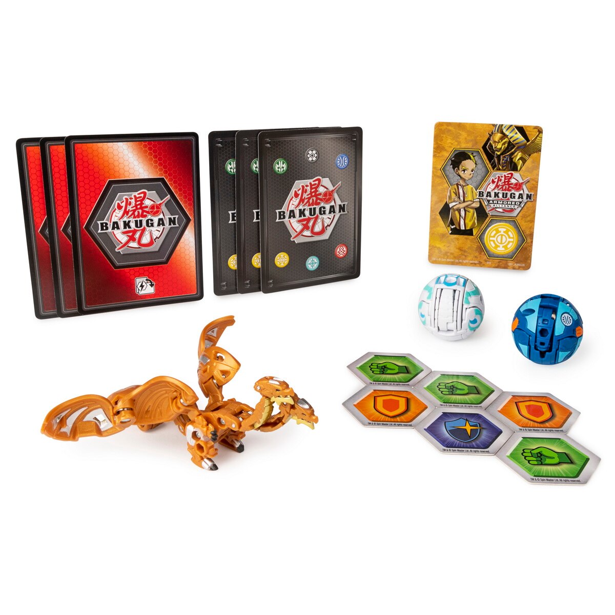 PACK BAKUGAN ARMORED Alliance Baku-Gear Deka Trox Jumbo Bakucore Géant