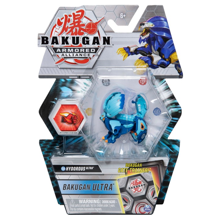 Figurina Bakugan Armored Alliance - Ultra Hydorous, cu card Baku-Gear