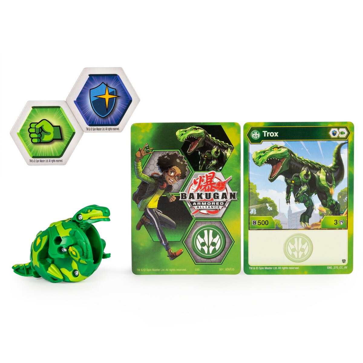 Bakugan: Baku-Gear csomag - Trox és Pegatrix - arany-kék