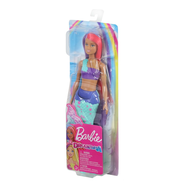 Barbie Dreamtopia Baba - Sellő kék koronával