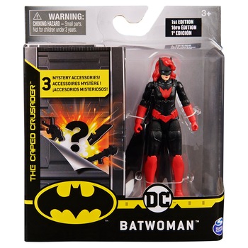 Figurina Batman, The caped crusader - Batwoman, cu accesorii, 10 cm Figurina Batman, The caped crusader - Batwoman, cu accesorii, 10 cm