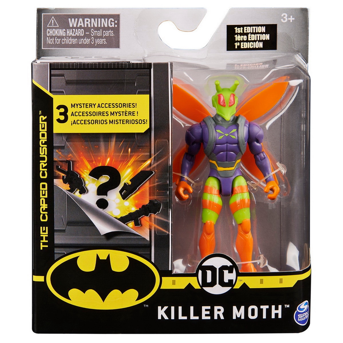 Figurina Batman, The caped crusader - Killer Moth, cu accesorii, 10 cm
