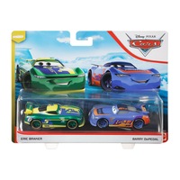 Set 2 masinute diecast Disney Cars 3 - Eric Braker si Barry Depedal