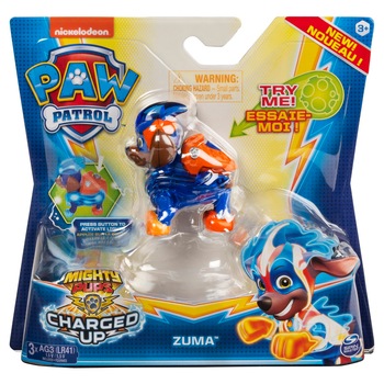 Figurina luminoasa Paw Patrol - Charged Up, Zuma Figurina luminoasa Paw Patrol - Charged Up, Zuma