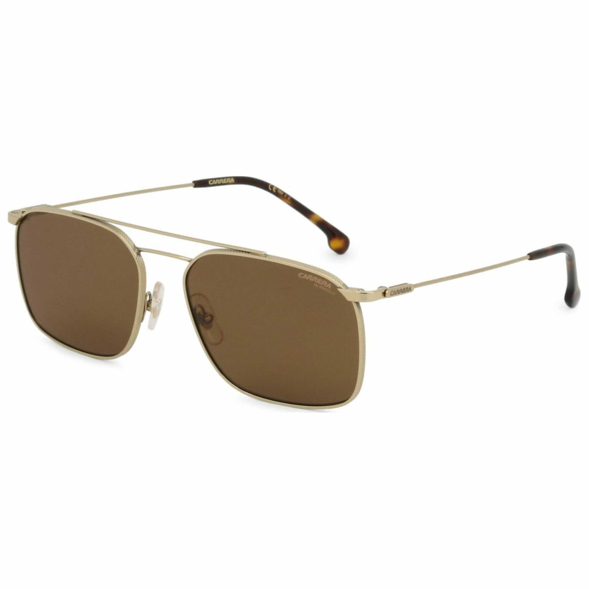 Ochelari de soare barbati Carrera Polarized Rectangular Gold/Brown P 186/S 2IK/SP