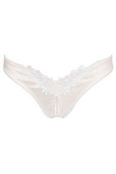 Bikini, Orion, cu perle, Alb, Marime M Bikini, Orion, cu perle, Alb, Marime M