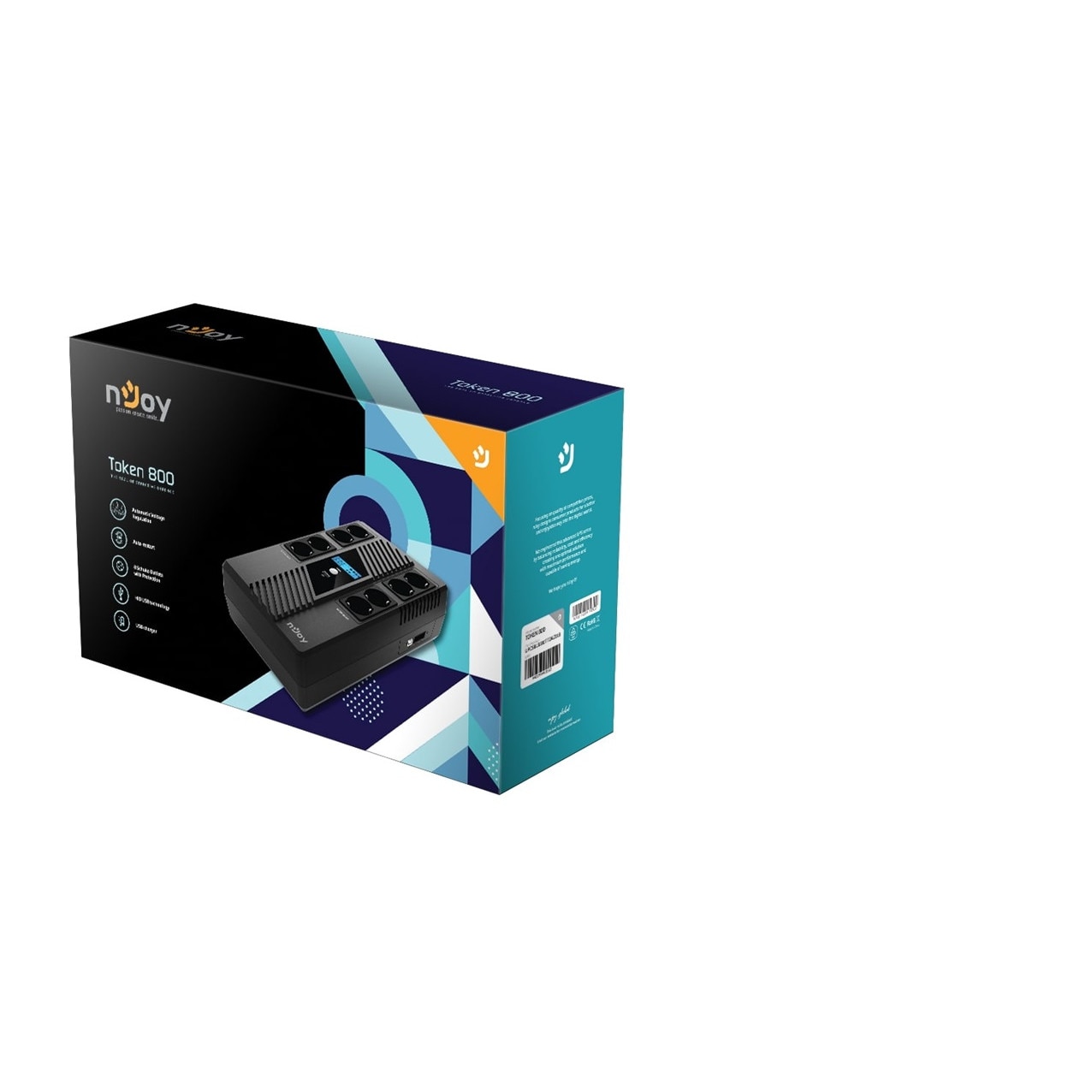 UPS NJOY Token 800 VA / 480 W - eMAG.ro