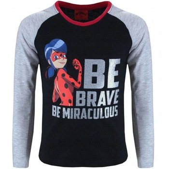 Bluza, Be brave, be miraculous, neagra 116 cm Bluza, Be brave, be miraculous, neagra 116 cm