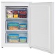 Congelator Whirlpool W55ZM 111 W, 102 l, 3 sertare, Control mecanic, Usa reversibila, Clasa F, H 83.8 cm, Alb
