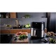 Friteuza fara ulei Electrolux Digital Air Fryer E6AF1-6ST, 1800W, otel inoxidabil, 8 programe, 5.4 l, Touch Control, inox