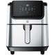 Friteuza fara ulei Electrolux Digital Air Fryer E6AF1-6ST, 1800W, otel inoxidabil, 8 programe, 5.4 l, Touch Control, inox