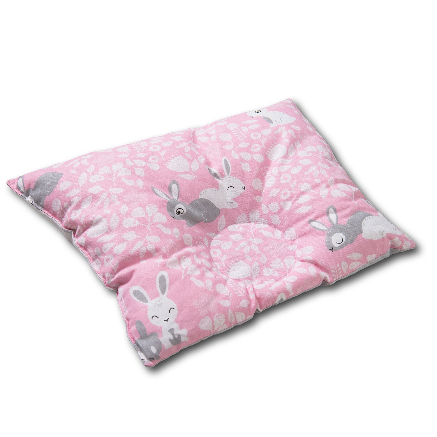 Perna bebelusi contra plagiocefaliei si pentru formarea corecta a capului Kidizi 30x25 cm Sweet Bunny