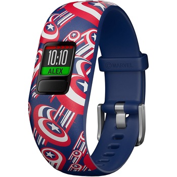 Curea Garmin Captain America Band pentru Vivofit Jr. 2 Curea Garmin Captain America Band pentru Vivofit Jr. 2