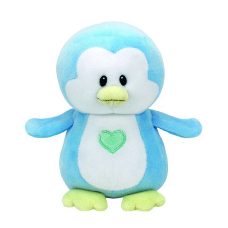 Jucarie de plus bebelusi Ty, pinguinul bleu Twinkles, 24 cm