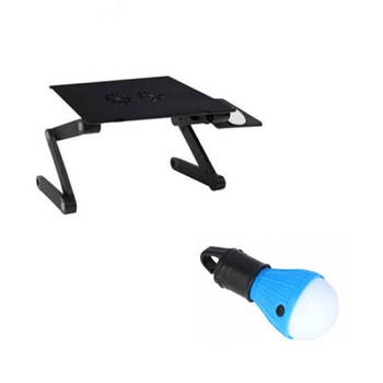 Pachet Promo Masa Laptop GAIA T8, Cu doua Ventilatoare, Reglabila pe Inaltime Si Rabatabila, Cooler Incorporat + Bec Camping Albastru Pachet Promo Masa Laptop GAIA T8, Cu doua Ventilatoare, Reglabila pe Inaltime Si Rabatabila, Cooler Incorporat + Bec Camping Albastru