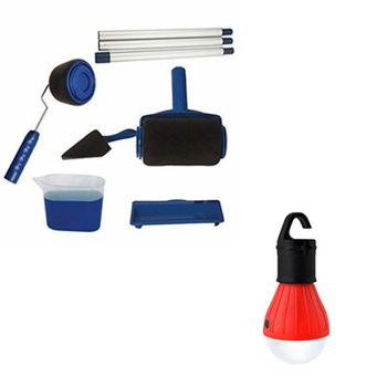 Pachet Trafaleti Paint Roller, cu Umplere Si Rezervor Recipient, Cu Brat extensibil, 2 Accesorii Pentru Colturi + Bec Rosu Camping Pachet Trafaleti Paint Roller, cu Umplere Si Rezervor Recipient, Cu Brat extensibil, 2 Accesorii Pentru Colturi + Bec Rosu Camping