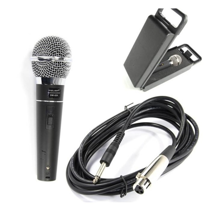 Микрофон AZUSA DM-604, Динамичен, Кабел 3m